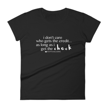 RAPHAELISMS: Check T-Shirt (Women's)